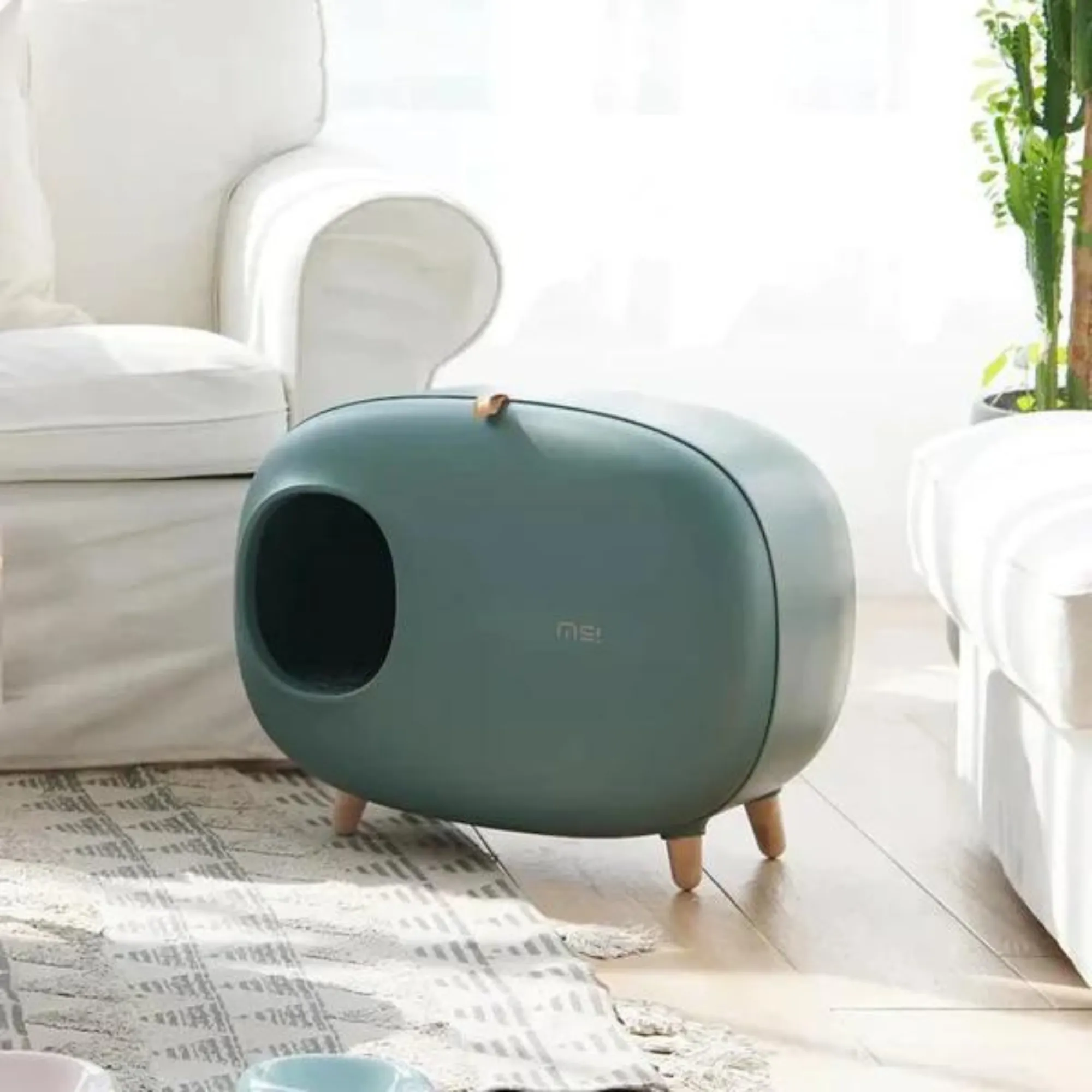Makesure Cat Litter Box Dark Green