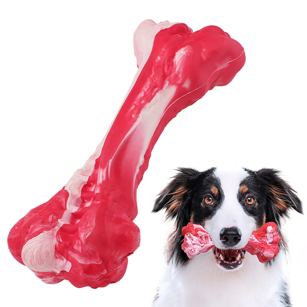 MASBRILL Dog Toys Indestructible Dog Chew Toys for Large Breed Aggressive Chewers Tough Dog Teething Toys for Pet Teeth Cleaning, Natural Rubber Interactive Dog Toys for Boredom