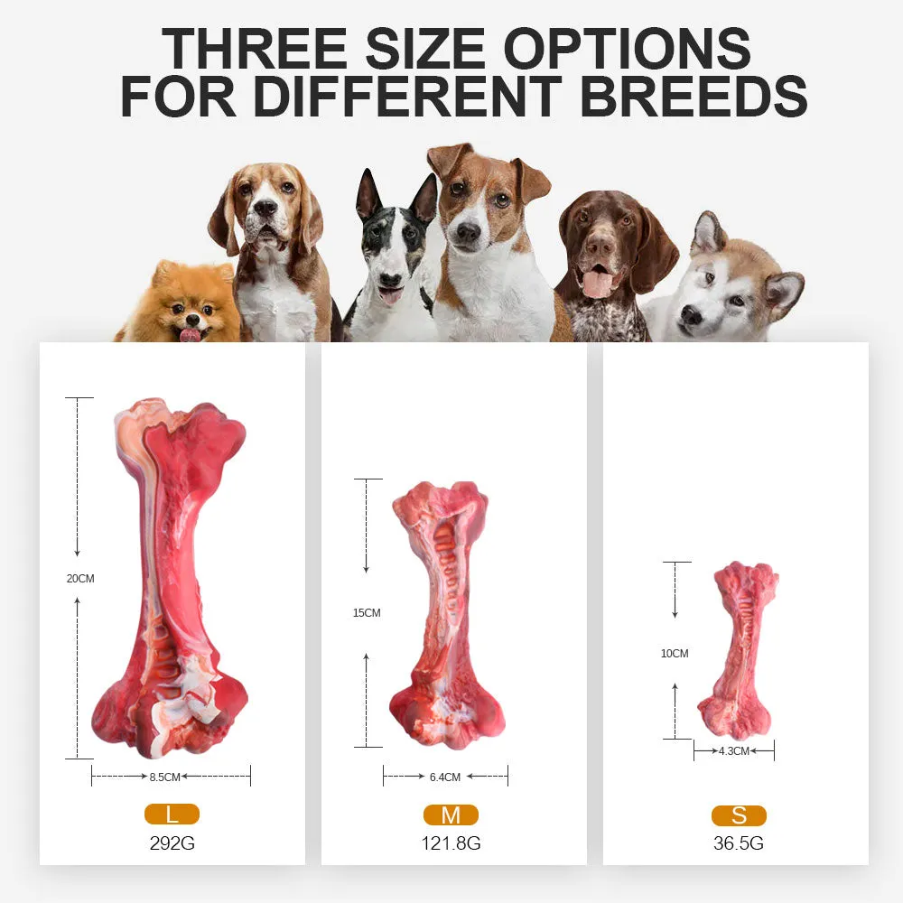 MASBRILL Dog Toys Indestructible Dog Chew Toys for Large Breed Aggressive Chewers Tough Dog Teething Toys for Pet Teeth Cleaning, Natural Rubber Interactive Dog Toys for Boredom