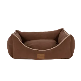 Microfiber Low Profile Lounger | Chocolate