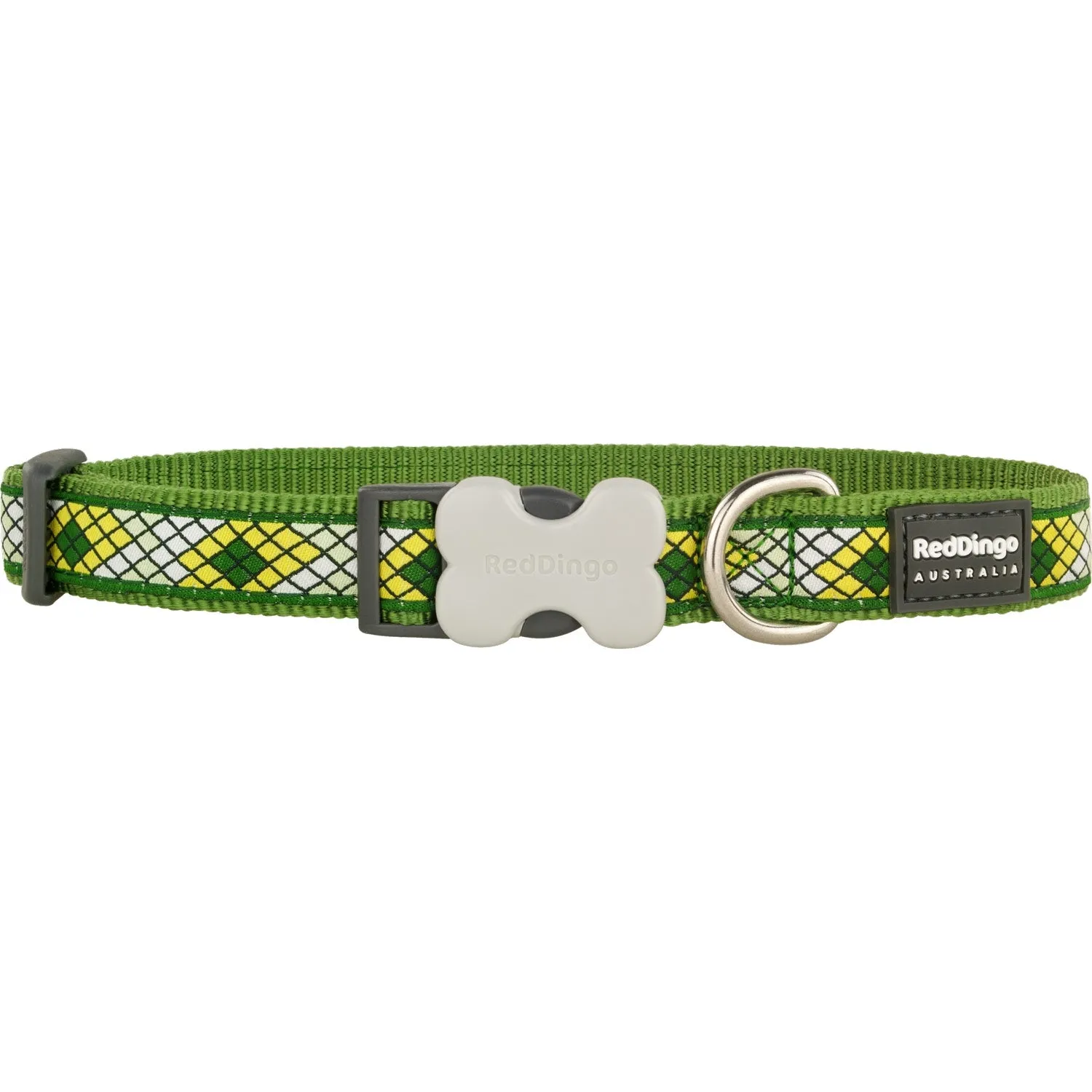 Monty Green Collar 15mm (5/8" Wide - 9.5-14" Length)