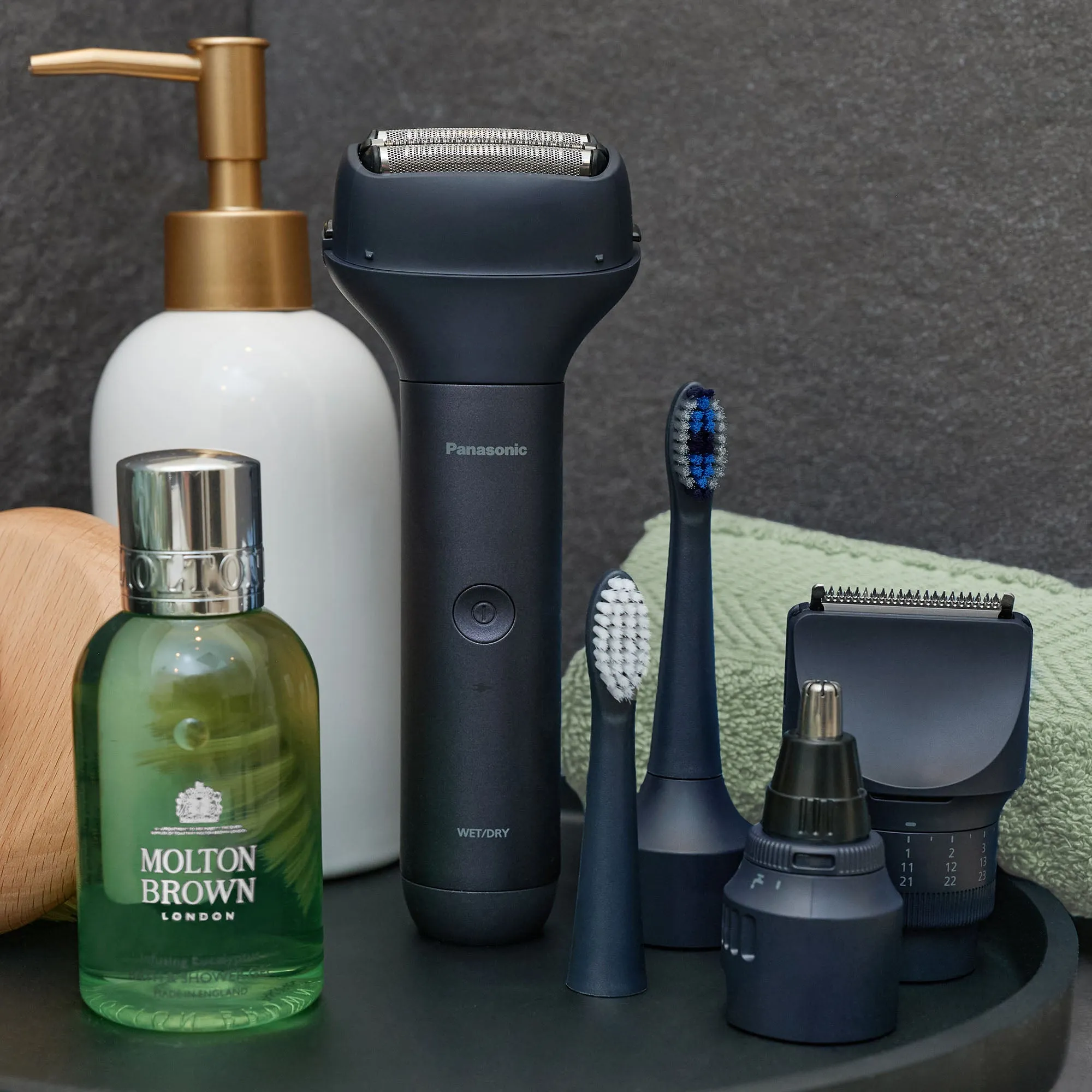 MultiShape Ultimate All-in-One Travel Grooming Kit   Toiletry Bag