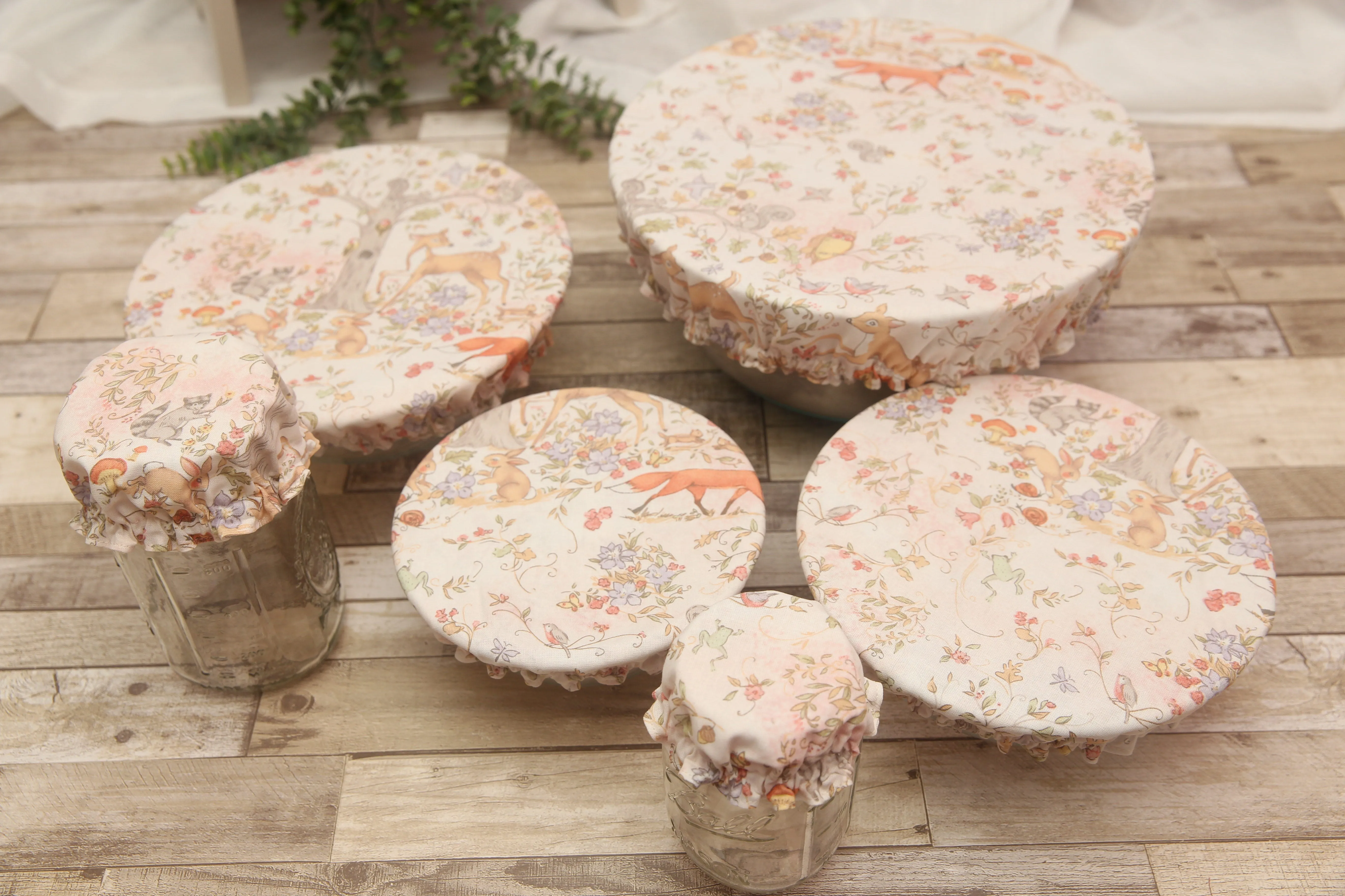 NON-PROP (In the Meadow) Bowl, Jar, Cup, Plate COVERS; Hot Pad; Jar Opener; In the Meadow; MADE TO ORDER