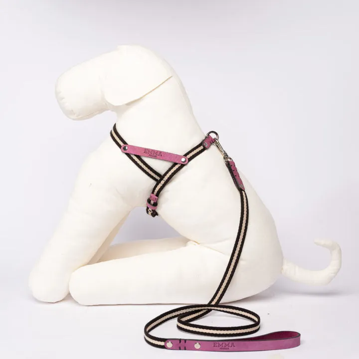 Nubuck Fucsia Leash