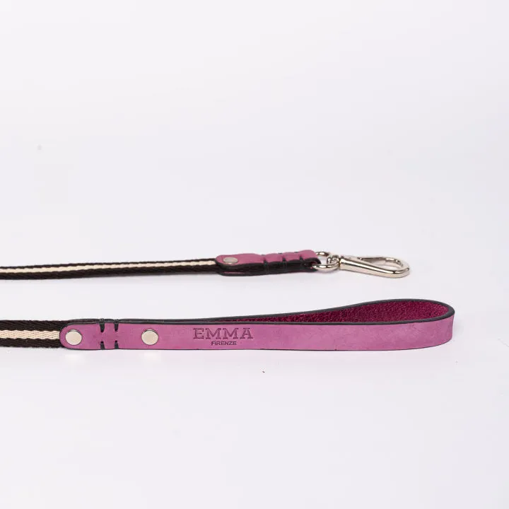 Nubuck Fucsia Leash
