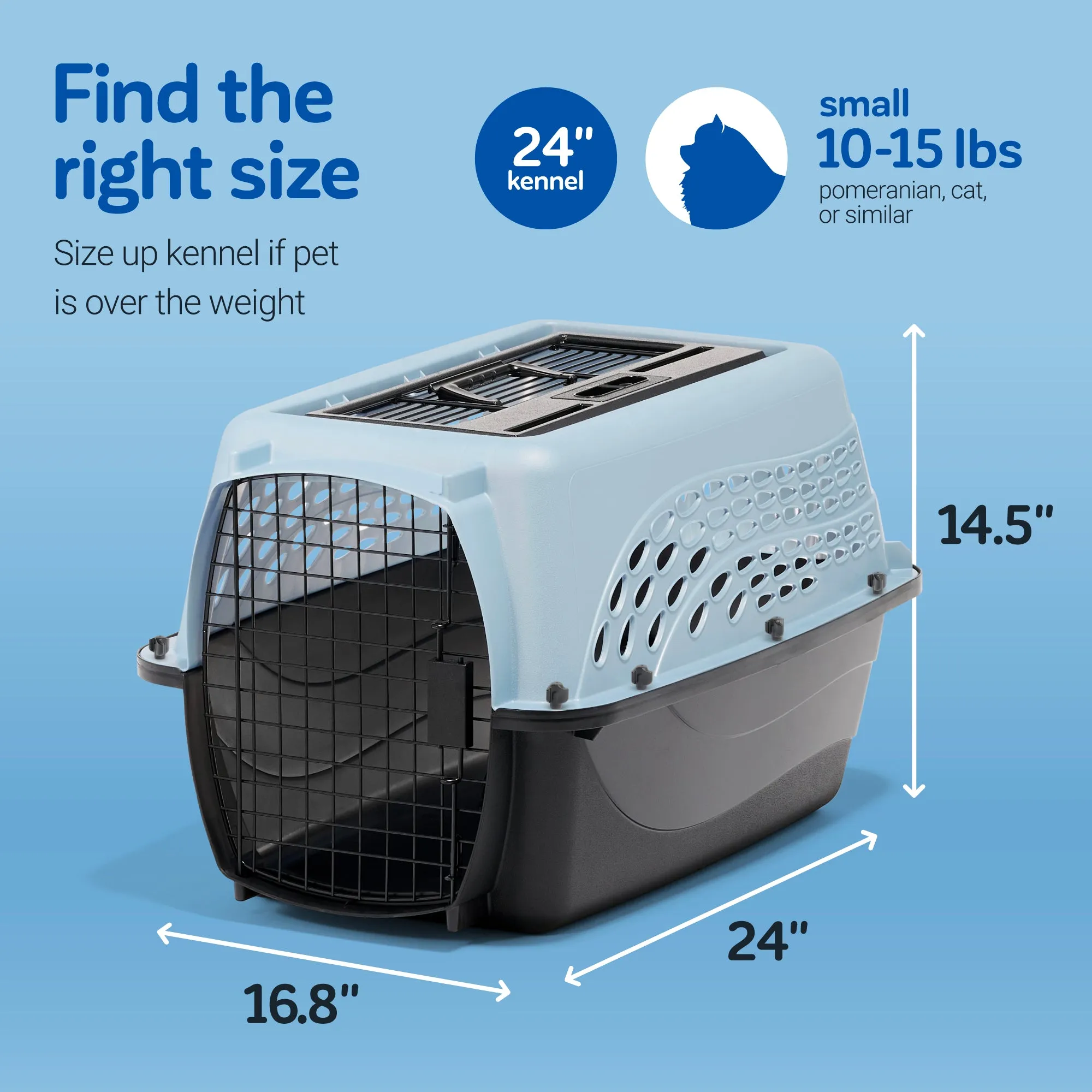 Petmate 2 Door Dog & Cat Kennel