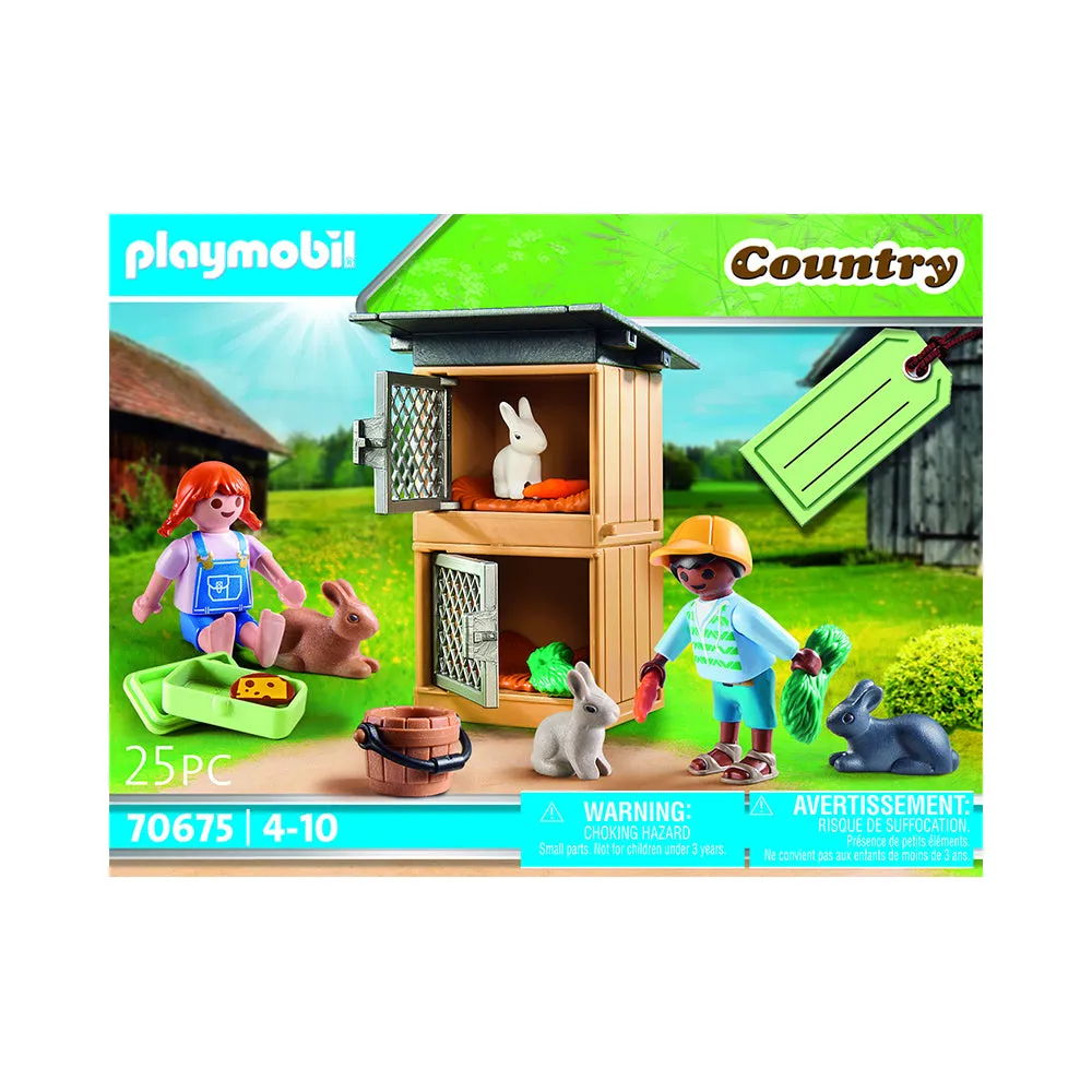 Playmobil Rabbit Pen Gift Set
