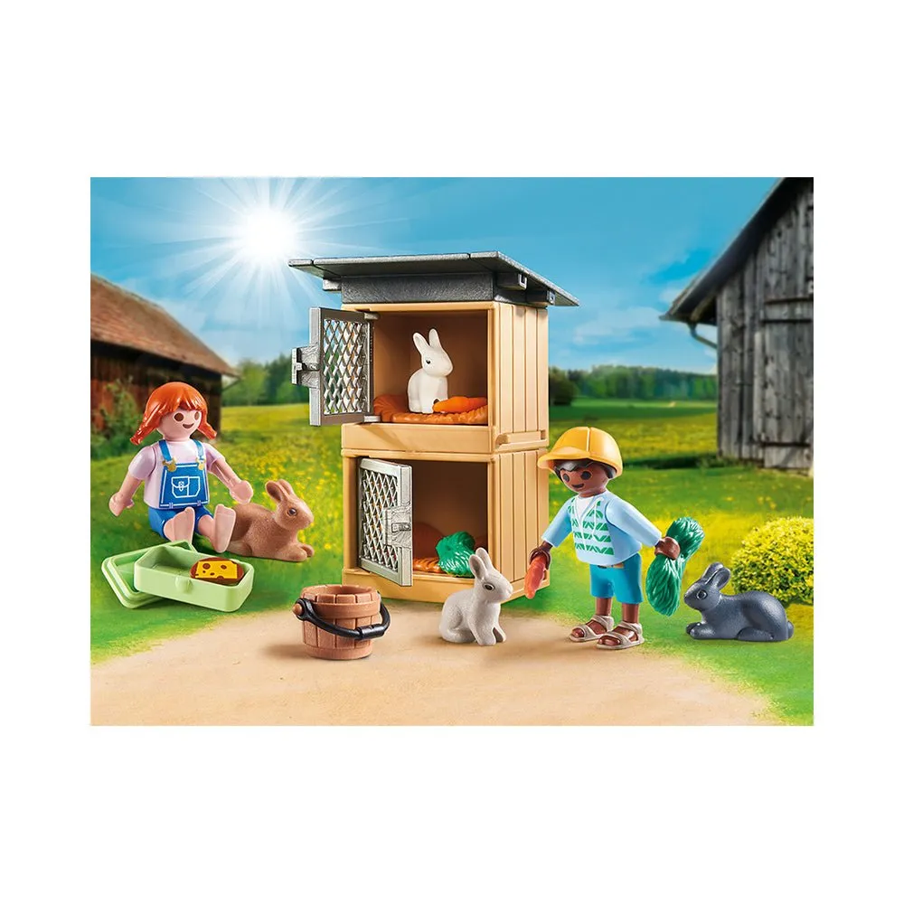 Playmobil Rabbit Pen Gift Set
