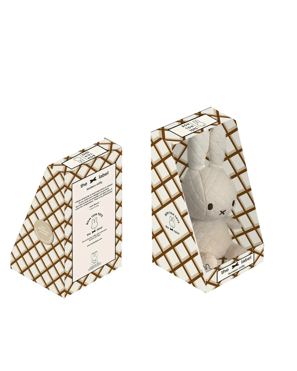 Plush MIFFY Bonbon Sitting in Giftbox in Cream