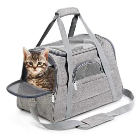 Soft Pet Carrier Airline Aprroved Soft-Sided Pet Travel Carrying Handbag