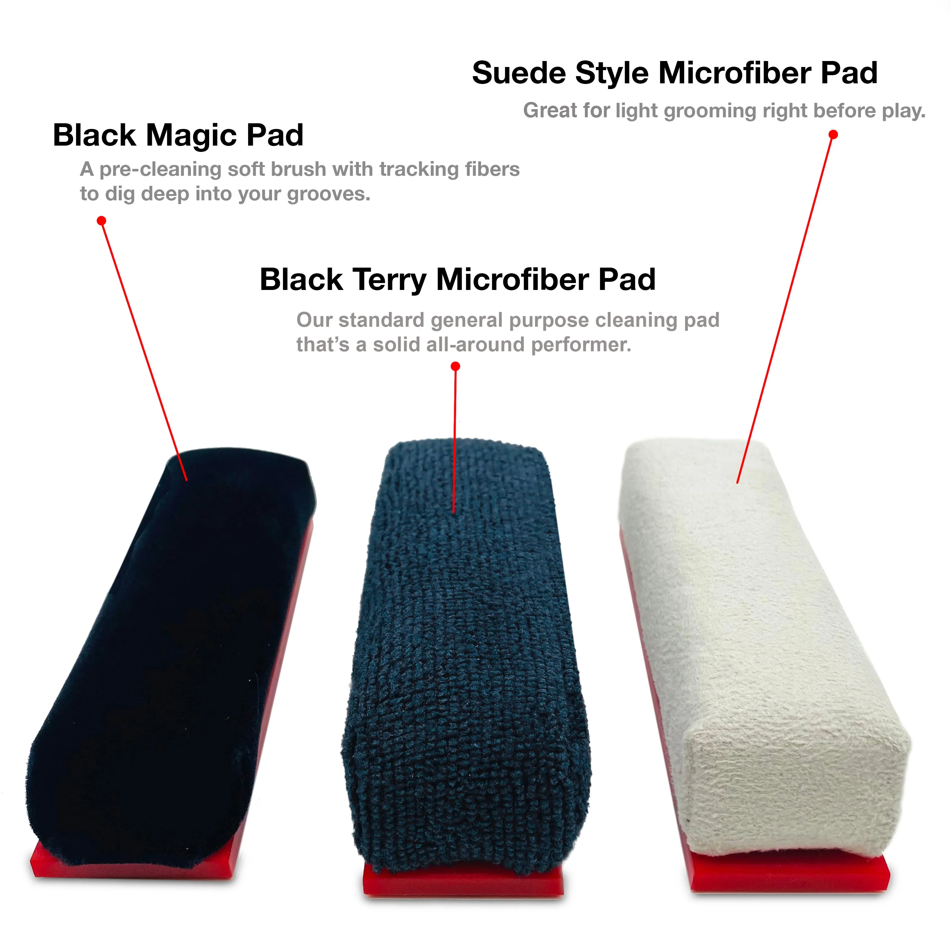 Three Cleaning Pad Bundle