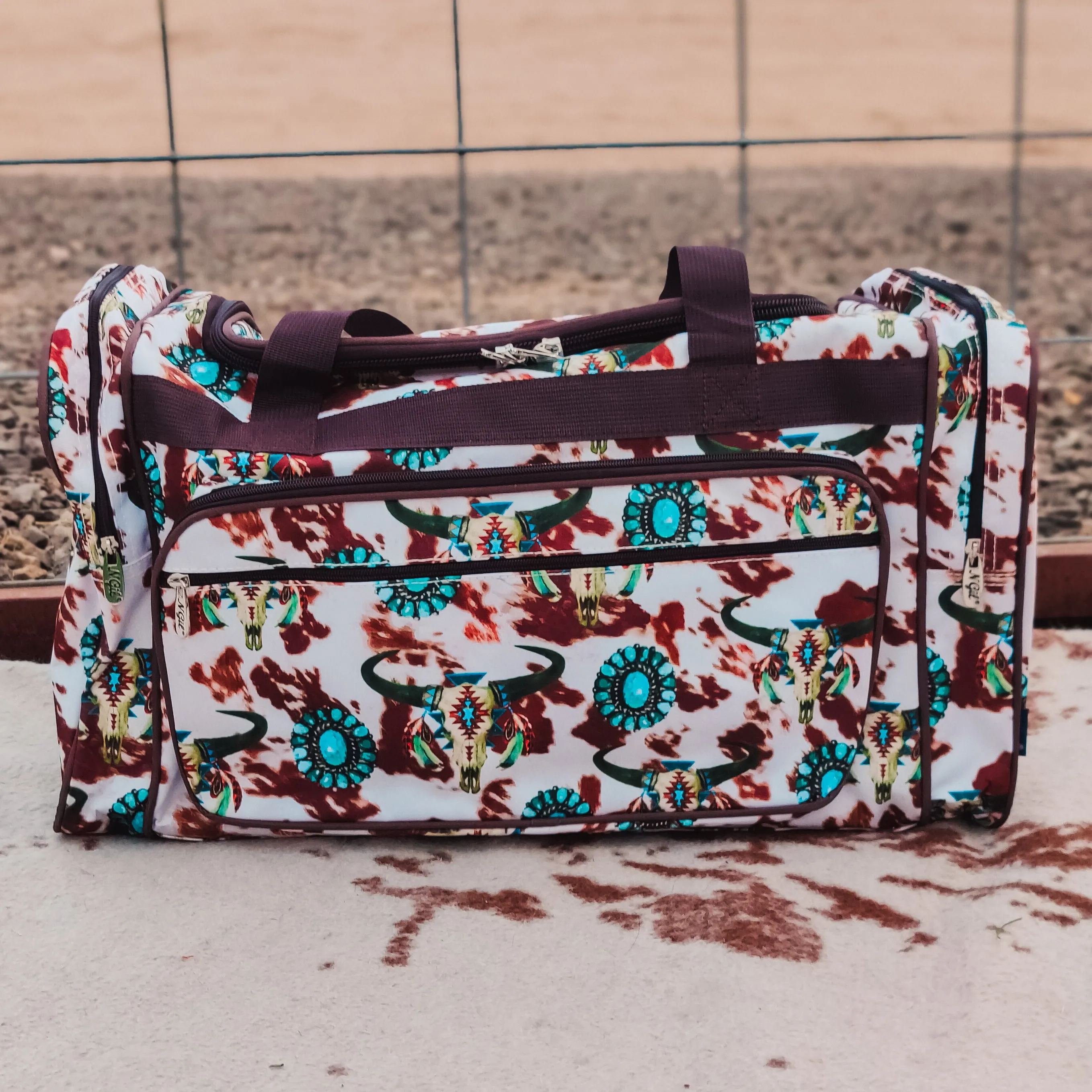 Turquoise & Cattle Barn Bags