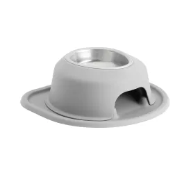 WeatherTech Single High Pet Feeding System, Stainless Steel