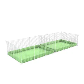 White 6x2 C&C Cage with Divider