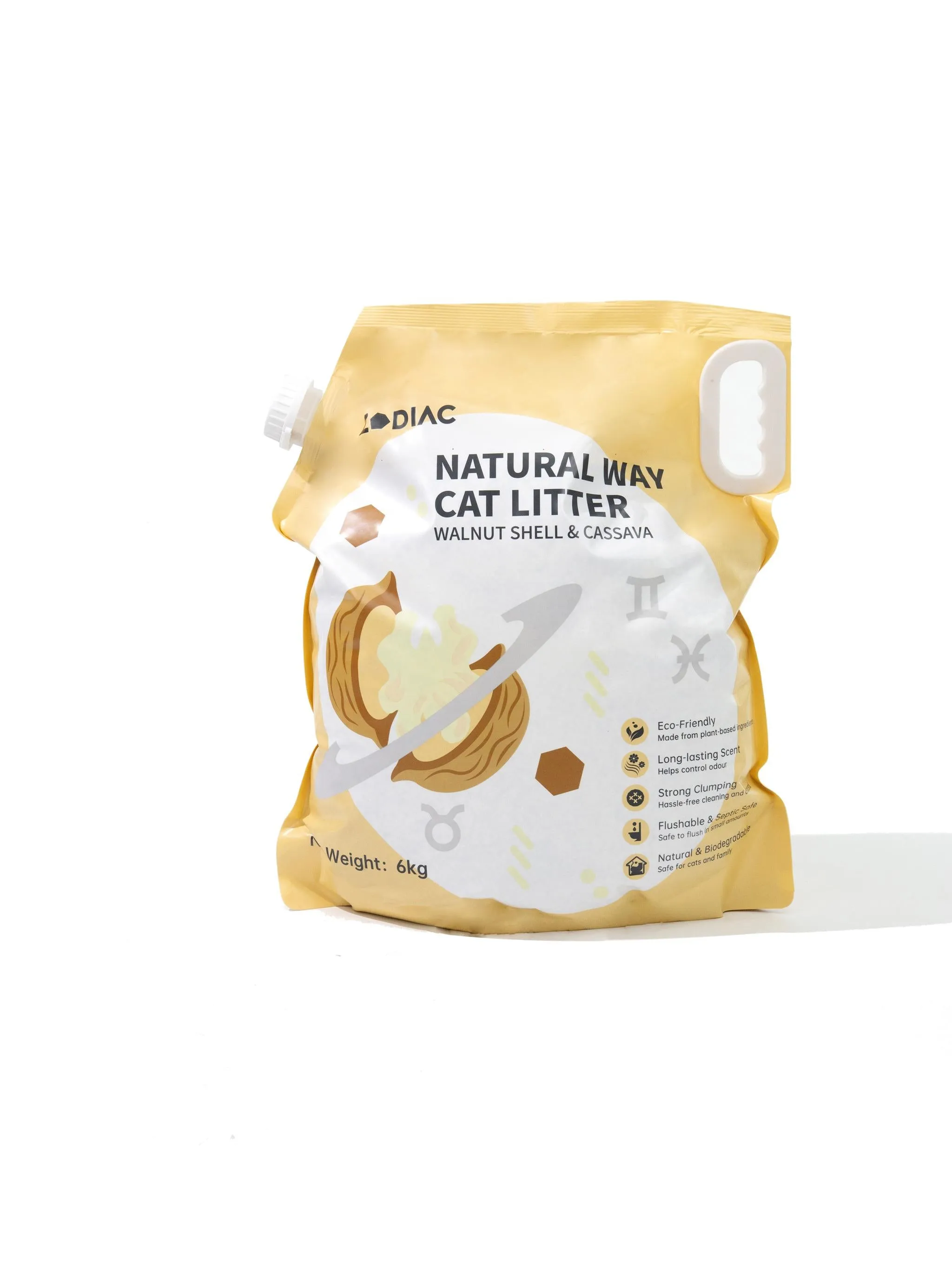 ZODIAC Natural Way Walnut Shell & Cassava Cat Litter